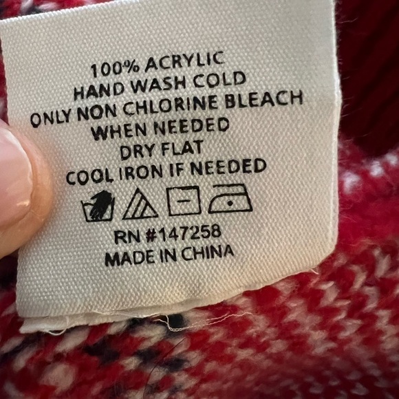 Simply Southern quarter zip deer winter sweater oversized sz L womens skiing - Picture 12 of 12